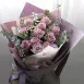 進口紫玫瑰花束 