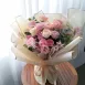 進口粉玫瑰花束