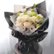 進口白玫瑰花束
