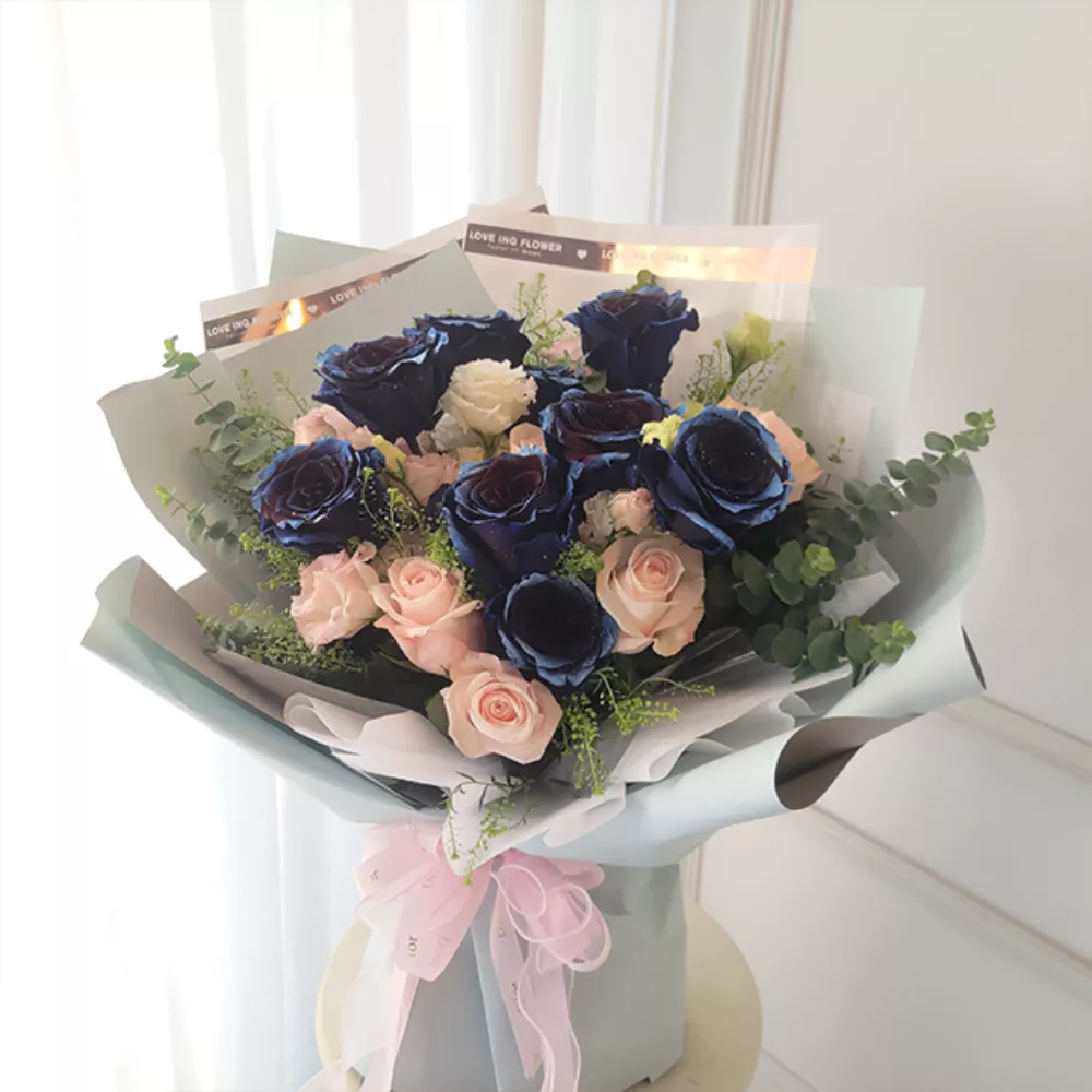 進口星空玫瑰花束 