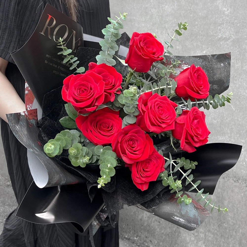 進口紅玫瑰花束